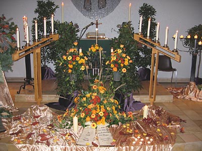 Trauerandacht zur Urnenbeisetzung in der Christuskirche zu Halsbek